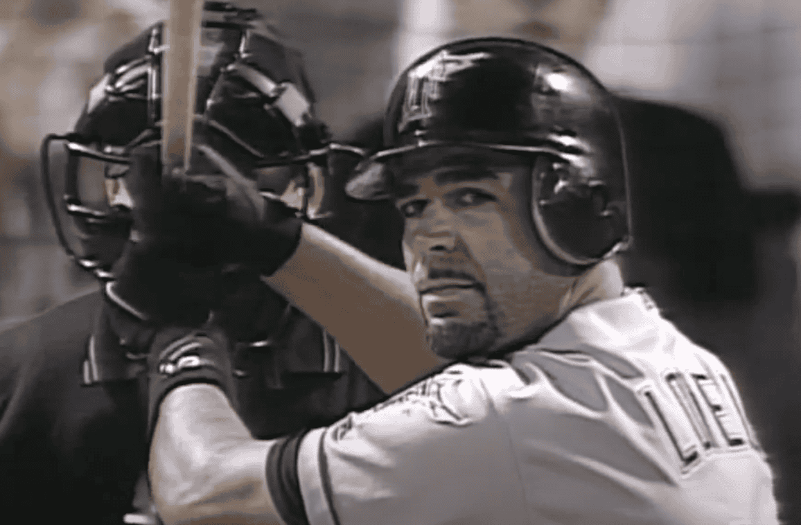 Image of Mike Lowell, a standout player for the Marlins, showcasing his impact on South Florida baseball.
